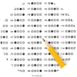 circle sheet with pencil